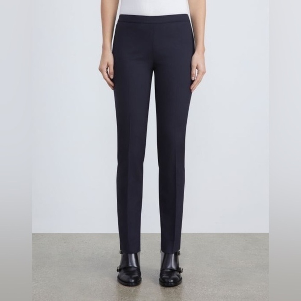 Lafayette 148 navy bleecker pants
